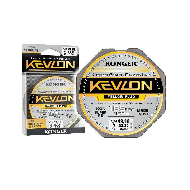 Konger Kevlon X4 Yellow Fluo upredenica | 150m