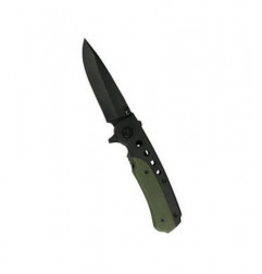 Mil-tec preklopni nož (18cm / crno-zeleni)