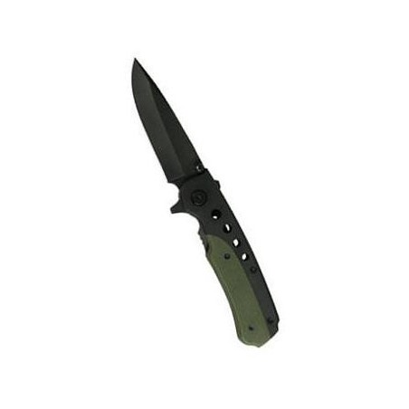 Mil-tec preklopni nož (18cm / crno-zeleni)