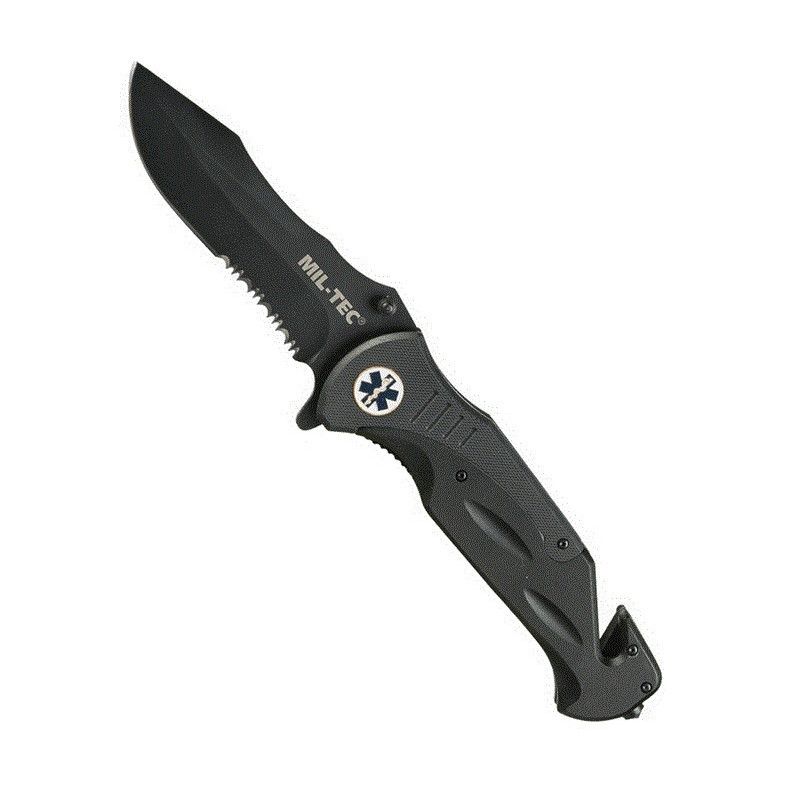 Mil-tec Black Medical preklopni nož | 27.5cm