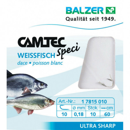 Balzer Camtec vezane udice | 10 komada | bijela riba
