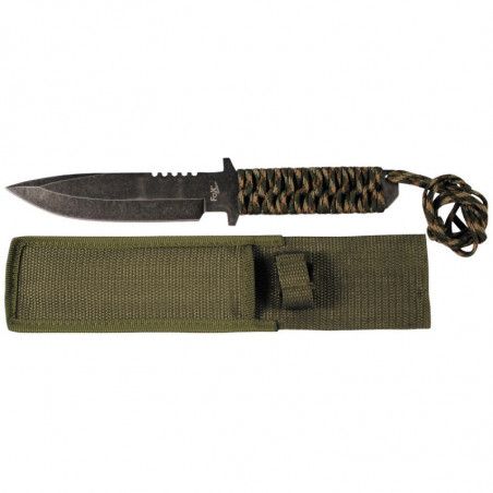 FoX Outdoor Military fiksni nož | camo | 28cm
