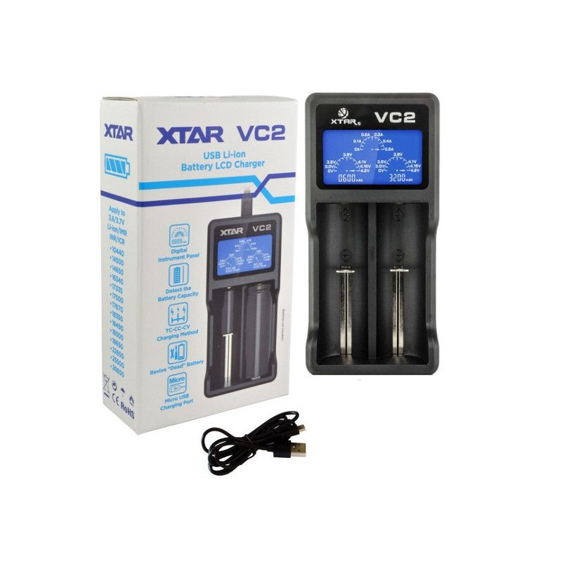 XTAR VC2 punjač za dvije 18650 baterije