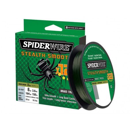Spiderwire Stealth Smooth 12x upredenica 150m | Moss Green