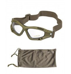 Mil-tec OD Commando Air Pro clear naočale | olive