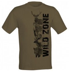 WildZone majica kratkih rukava | motiv divljač
