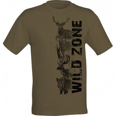 WildZone majica kratkih rukava | motiv divljač