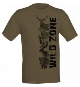 WildZone majica kratkih rukava | motiv divljač