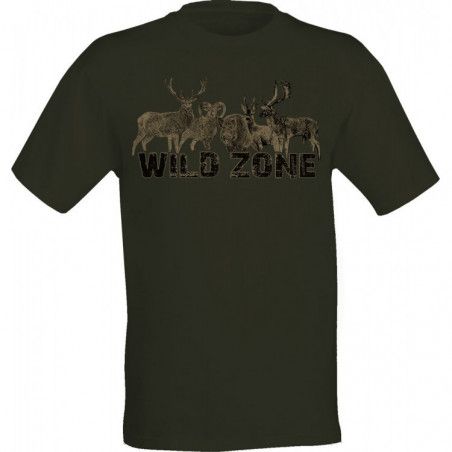 WildZone majica kratkih rukava | motiv WZ divljač