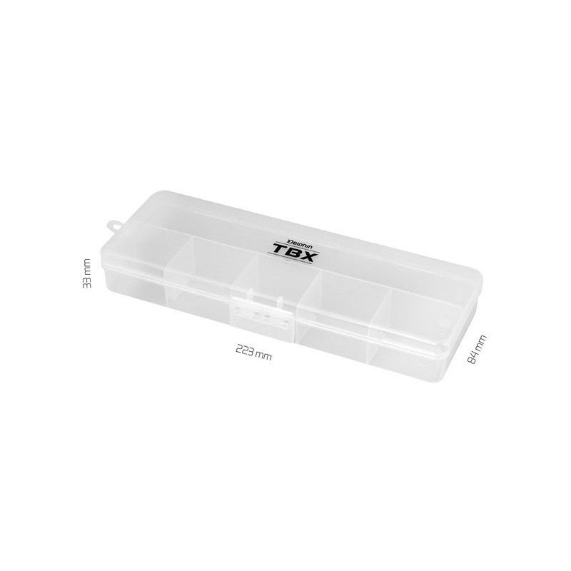 Delphin TBX ONE 233-6P kutija za pribor | 22.3x8.4x3.3cm