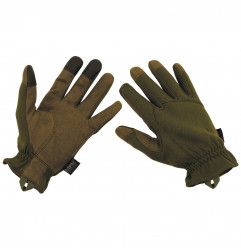 MFH Tactical rukavice Touch Screen prsti | olive