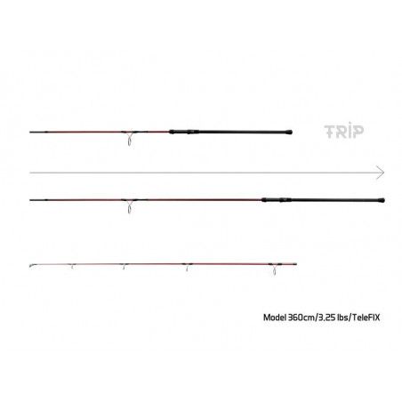Delphin ETNA E3 TRIP sklopivi šaranski štap 3.25LBS | 3.60m