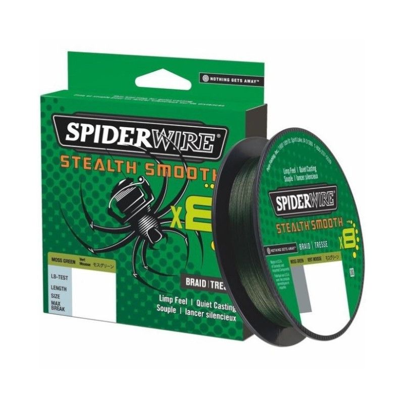 Spiderwire Stealth Smooth x8 upredenica 150m | moss green