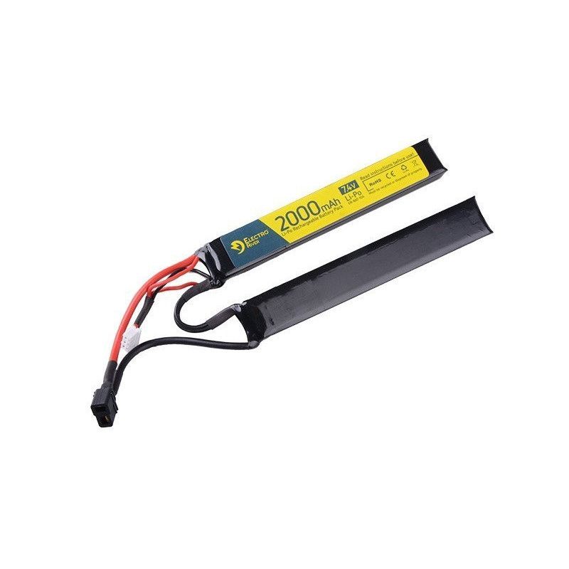 Electro River  LiPo baterija za airsoft | 7.4V | 2000mAh | 15/30C
