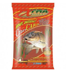 XTRA Baits Crazy Carp Red hrana | 1kg | jagoda