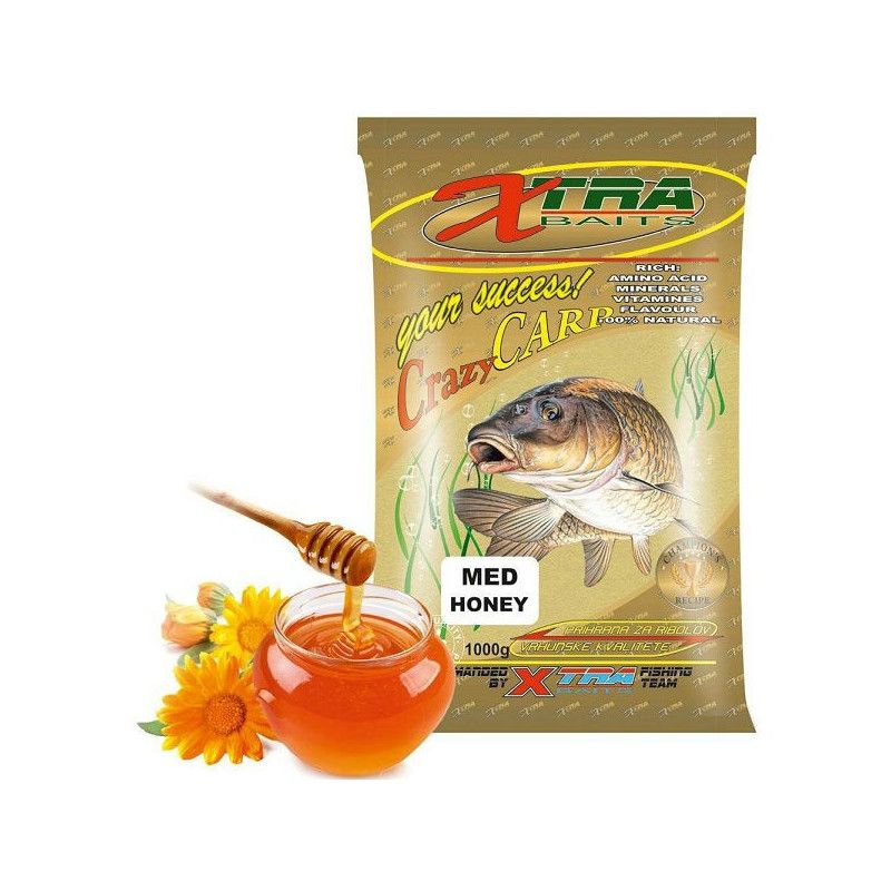 XTRA Baits Crazy Carp Med hrana | 1kg