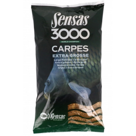 Sensas 3000 Carp Extra Grosse hrana | 1kg