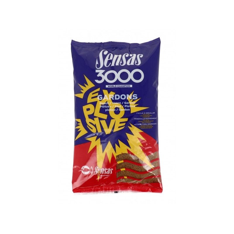 Sensas 3000 Explosive Gardons hrana | 1kg