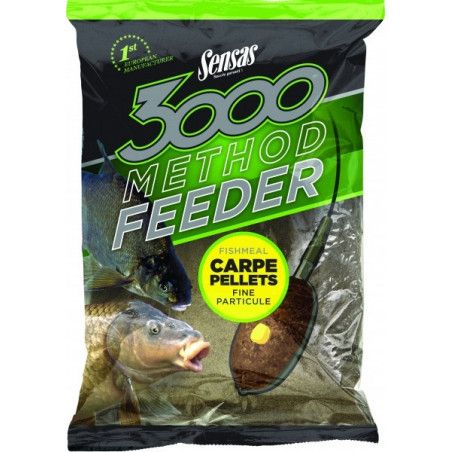 Sensas 3000 Method Feeder Carp Pellets hrana | 1kg