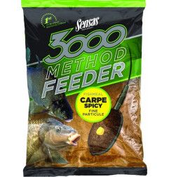Sensas 3000 Method Feeder Carp Spicy hrana | 1kg