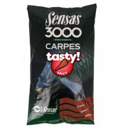 Sensas 3000 Carp Tasty hrana | 1kg | robin red