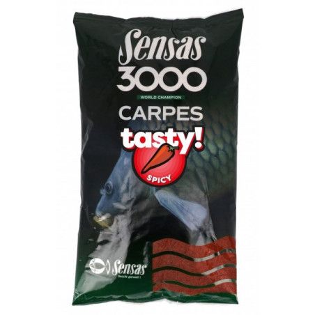 Sensas 3000 Carp Tasty hrana | 1kg | robin red