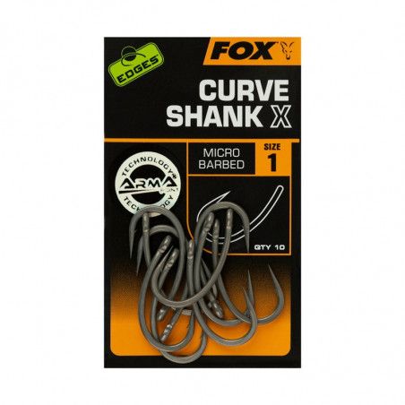 Fox EDGES™ Curve Shank X udice | 10 komada
