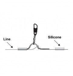 Fil Fishing English connector / peg leg | ravni | 4 komada