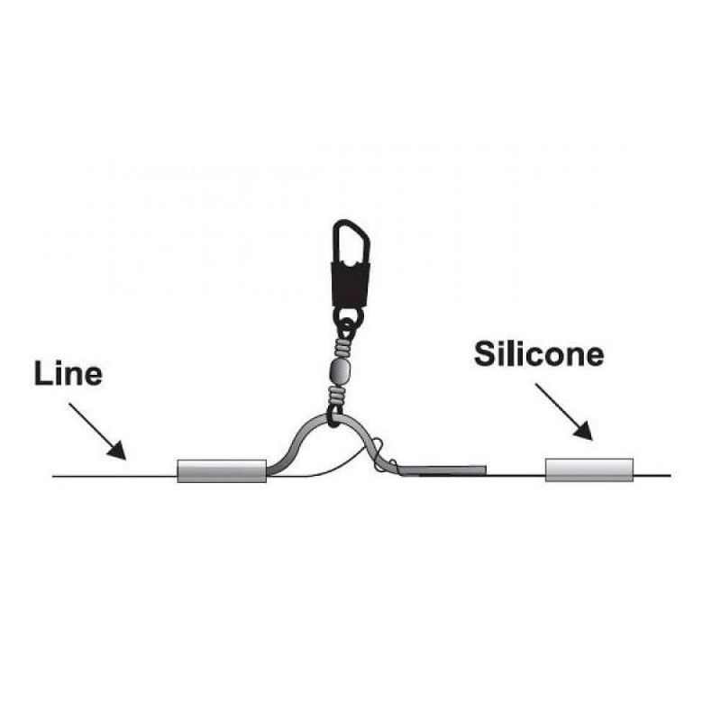 Fil Fishing English connector / peg leg | ravni | 4 komada