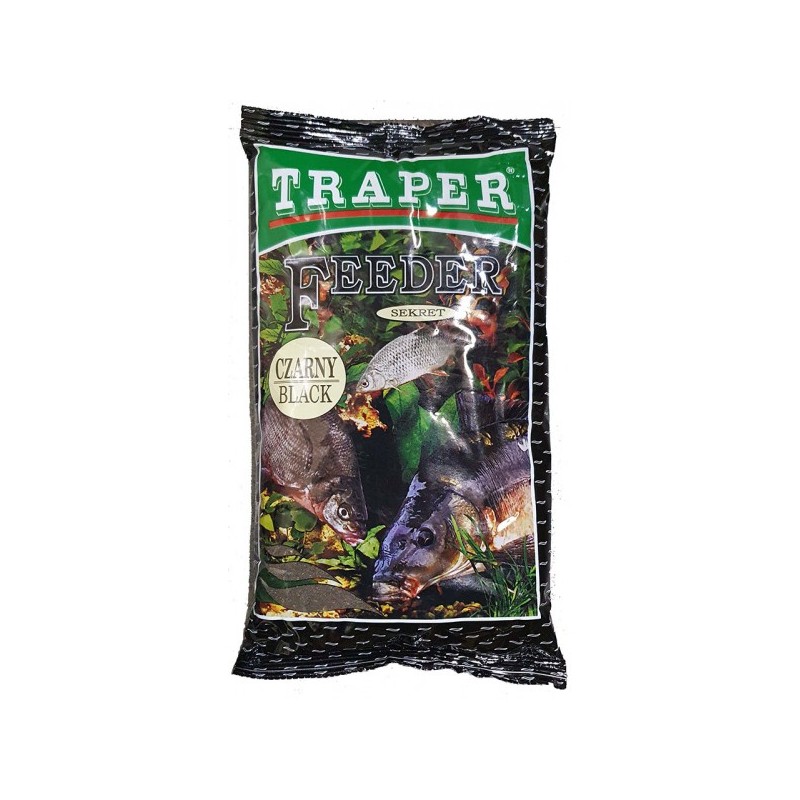 Traper Groundbait Feeder hrana | 1kg | crna