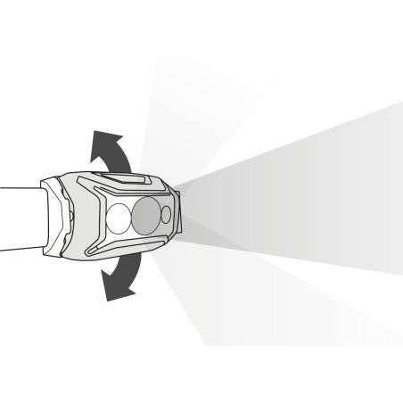 Petzl ACTIK® CORE naglavna lampa | sivo-crna | 600lm