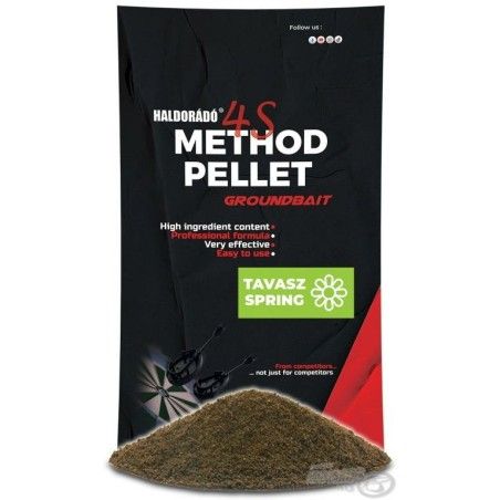 Haldorado 4S  method Pellet hrana | 400g | proljeće