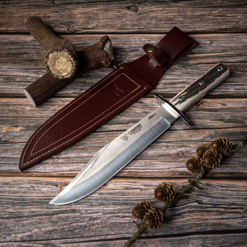 Cudeman JBK I lovački fiksni nož | jelenji rog | 38cm Cudeman JBK I lovački fiksni nož | jelenji rog | 38cm