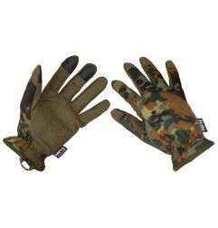 MFH Tactical rukavice Touch Screen prsti | BW camo
