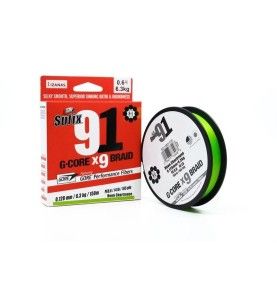 Sufix G-CORE 91 x9 upredenica | 150m | Neon Chartreuse