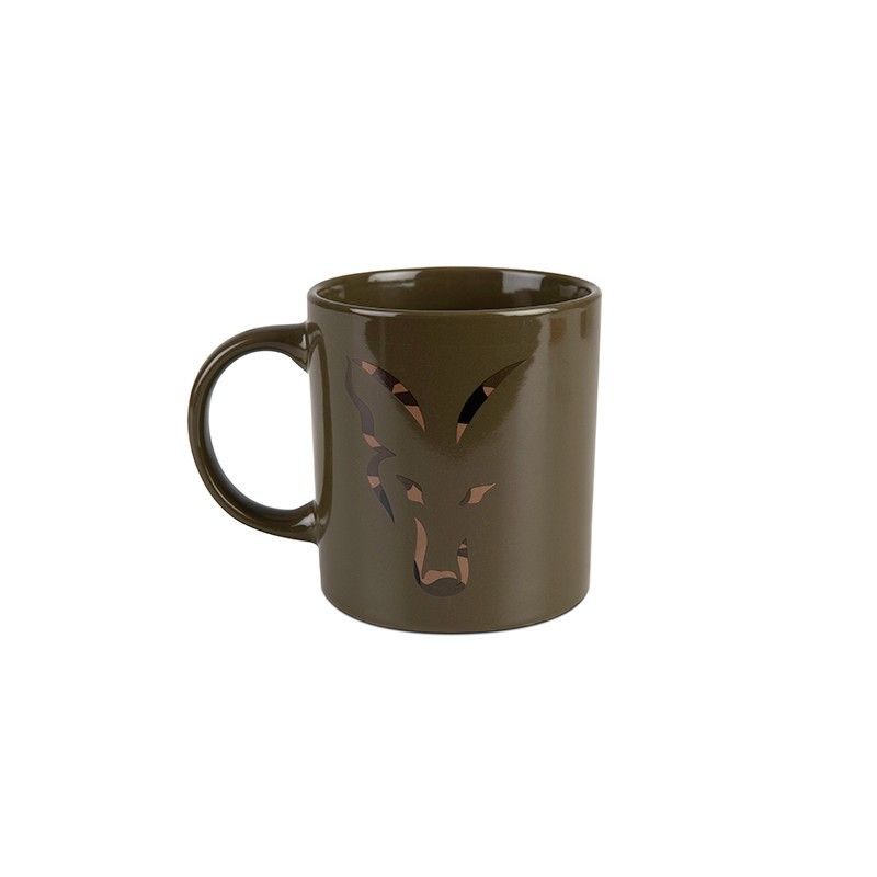 Fox Green & Camo keramička šalica | 350ml