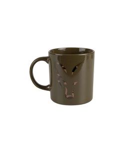 Fox Green & Camo keramička šalica | 350ml
