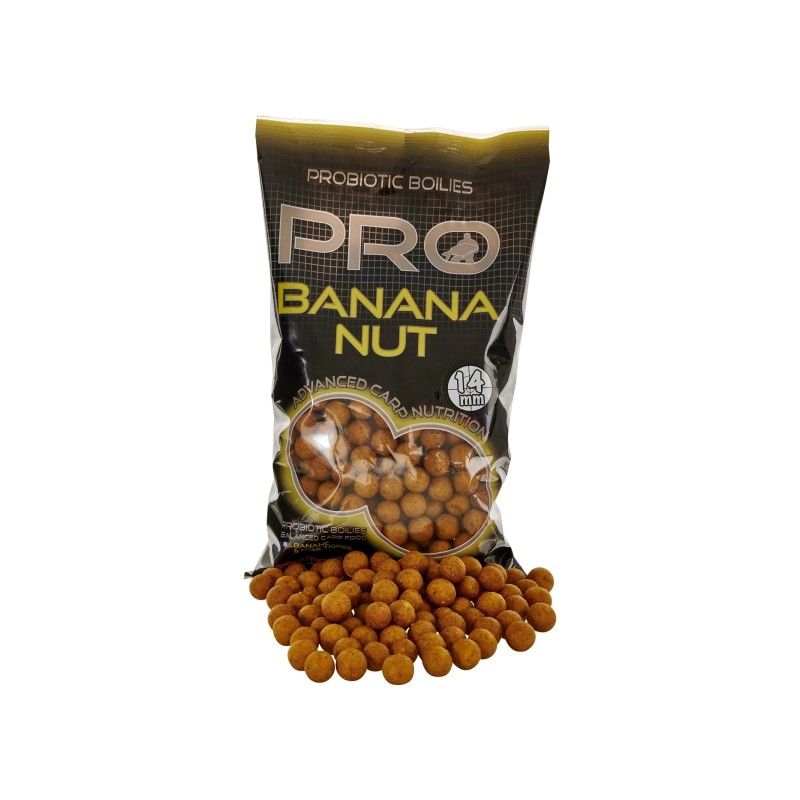 Starbaits PROBIOTIC boile 14mm | banana nut | 800g