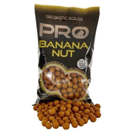 Starbaits PROBIOTIC boile 14mm | banana nut | 800g