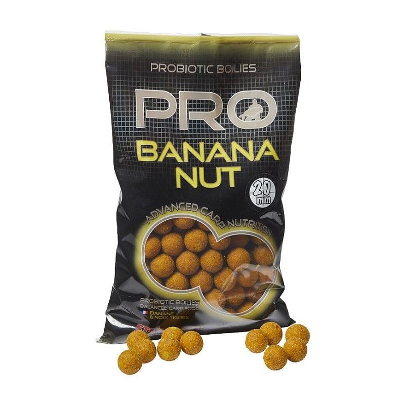 Starbaits PROBIOTIC boile 20mm | banana nut | 800g