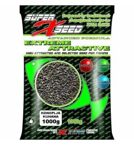 XTRA Baits konoplja kuhana | 1kg