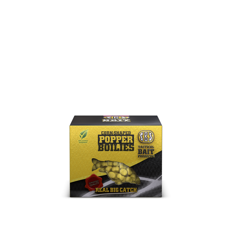 SBS CORN-SHAPED POPPER Boilies | 8/10mm | 40g | C3-Spicy Strawberry SBS CORN-SHAPED POPPER Boilies | 8/10mm | 40g | C3-Spicy Strawberry