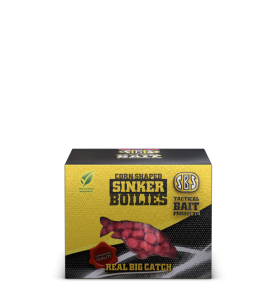 SBS CORN-SHAPED SINKER Boilies | 8/10mm | 60g | C3-Spicy strawberry