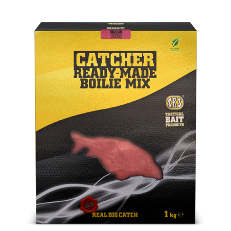 SBS CATCHER Ready-made boilie mix | Squid Octopus & Strawberry Jam | 1kg