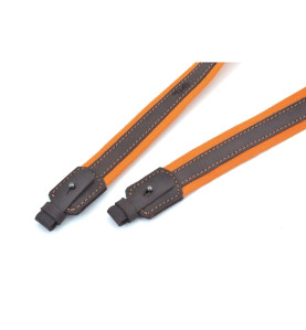 Remen za pušku kordura + koža / orange