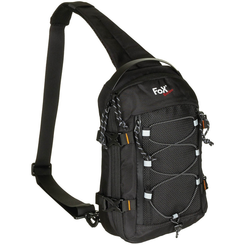 Fox Outdoor Travel compact sling ruksak | crni | 5 litara Fox Outdoor Travel compact sling ruksak | crni | 5 litara