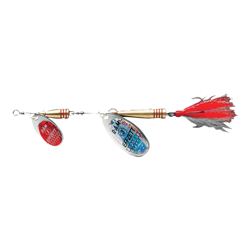 D.A.M. Effzett Tandem Dressed spinner varalica | 20g | Silver red