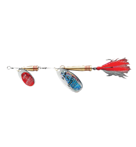 D.A.M. Effzett Tandem Dressed spinner varalica | 14g | Silver red