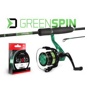 Delphin GreenSPIN set 2.10m | štap + rola + najlon