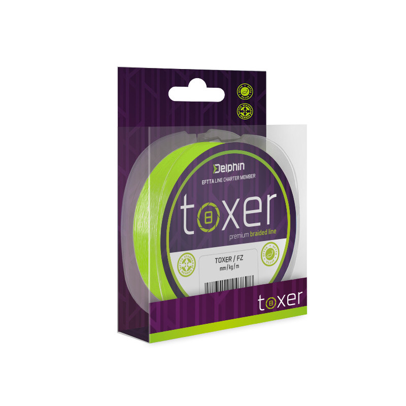 Delphin TOXER 8X upredenica | 80m | fluo green Delphin TOXER 8X upredenica | 80m | fluo green